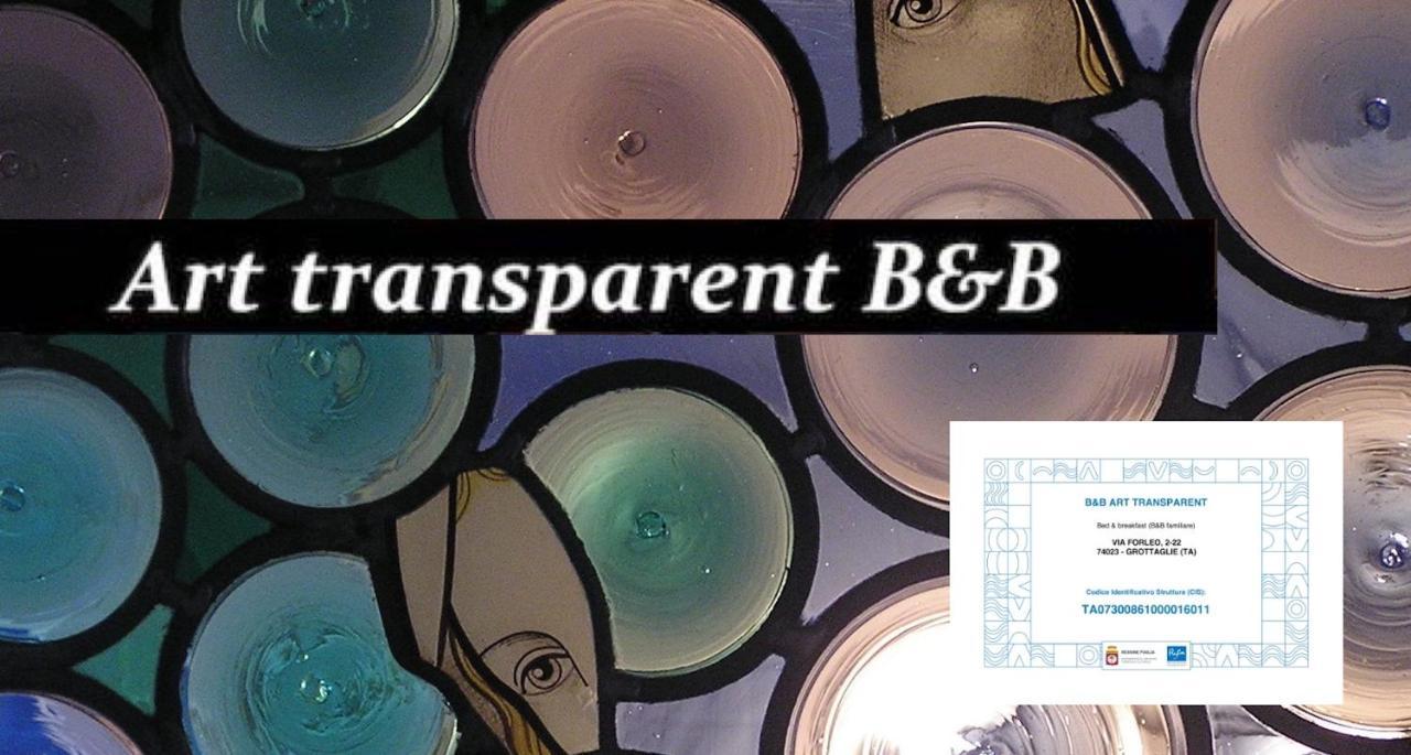 גרוטליה Art Transparent B&B מראה חיצוני תמונה
